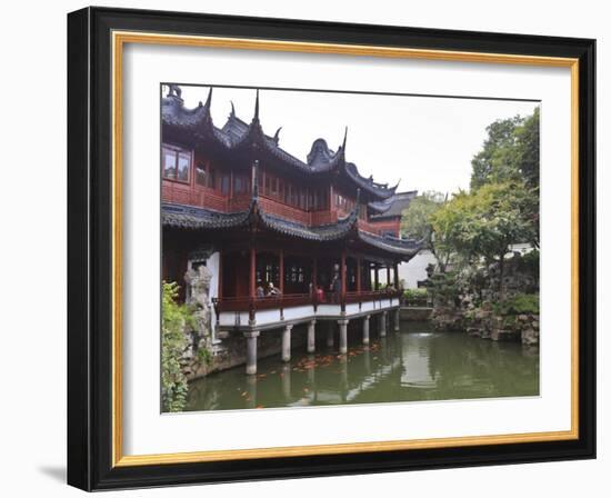 Yanshan Hall, Yu Yuan (Yuyuan) Gardens, Shanghai, China, Asia-Amanda Hall-Framed Photographic Print