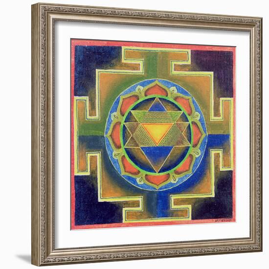 Yantra Painting-null-Framed Giclee Print