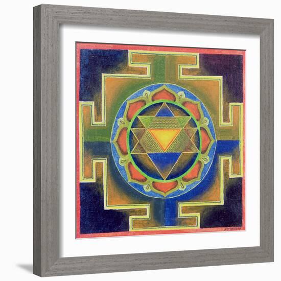 Yantra Painting-null-Framed Giclee Print