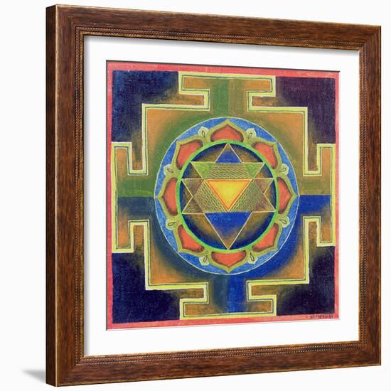 Yantra Painting-null-Framed Giclee Print