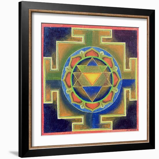 Yantra Painting-null-Framed Giclee Print