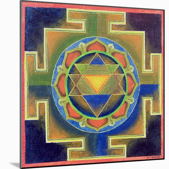 Yantra Painting-null-Mounted Giclee Print