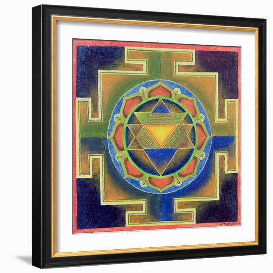 Yantra Painting-null-Framed Giclee Print