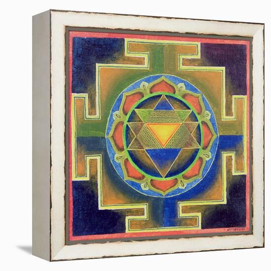 Yantra Painting-null-Framed Premier Image Canvas