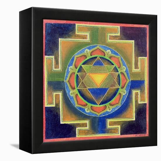 Yantra Painting-null-Framed Premier Image Canvas