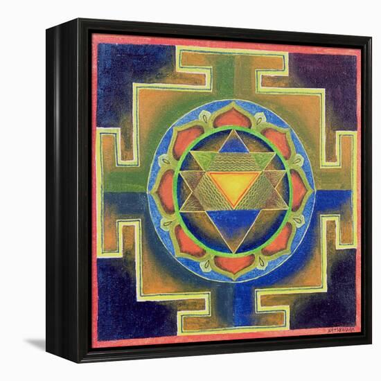 Yantra Painting-null-Framed Premier Image Canvas