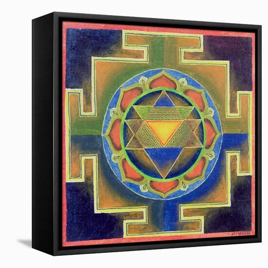 Yantra Painting-null-Framed Premier Image Canvas