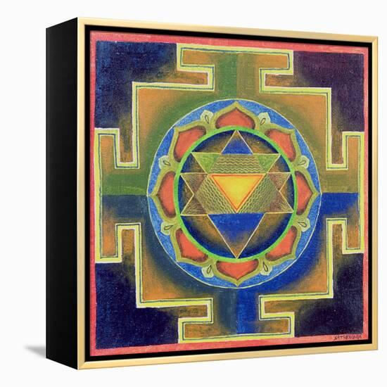 Yantra Painting-null-Framed Premier Image Canvas