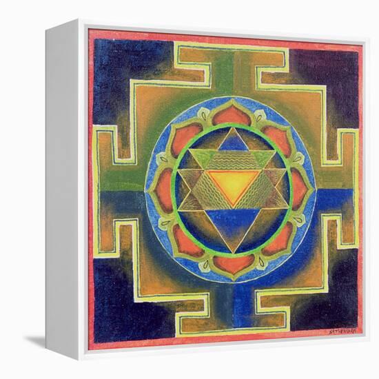 Yantra Painting-null-Framed Premier Image Canvas