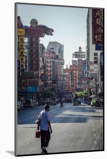 Yaowarat Road, Chinatown, Bangkok, Thailand, Southeast Asia, Asia-Andrew Taylor-Mounted Photographic Print