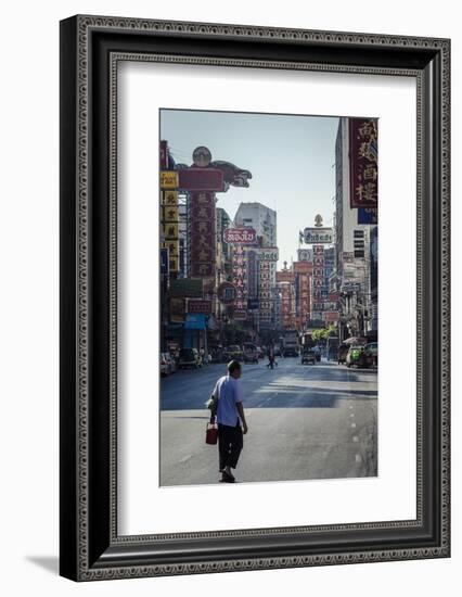 Yaowarat Road, Chinatown, Bangkok, Thailand, Southeast Asia, Asia-Andrew Taylor-Framed Photographic Print