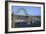 Yaquina Bay Bridge Spanning the Yaquina Bay at Newport, Oregon, USA-David R. Frazier-Framed Photographic Print