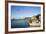 Yaquina Bay Harbor. Newport, OR-Justin Bailie-Framed Photographic Print