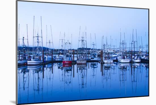 Yaquina Bay Harbor, Newport, OR-Justin Bailie-Mounted Photographic Print