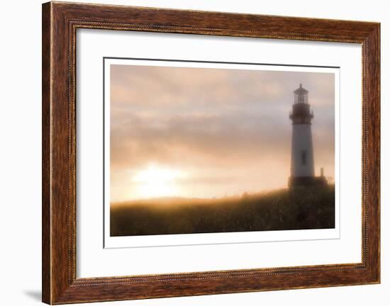 Yaquina Head Light House-Donald Paulson-Framed Giclee Print