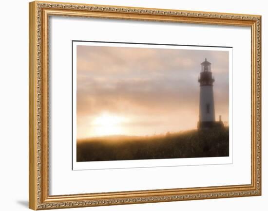 Yaquina Head Light House-Donald Paulson-Framed Giclee Print