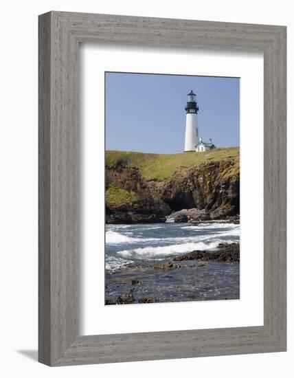 Yaquina Head Lighthouse, 1873, Newport, Oregon, USA-Jamie & Judy Wild-Framed Photographic Print