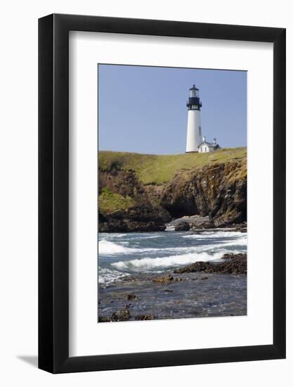 Yaquina Head Lighthouse, 1873, Newport, Oregon, USA-Jamie & Judy Wild-Framed Photographic Print