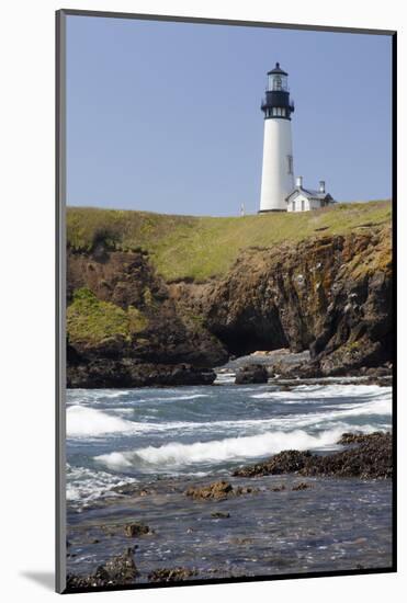 Yaquina Head Lighthouse, 1873, Newport, Oregon, USA-Jamie & Judy Wild-Mounted Photographic Print