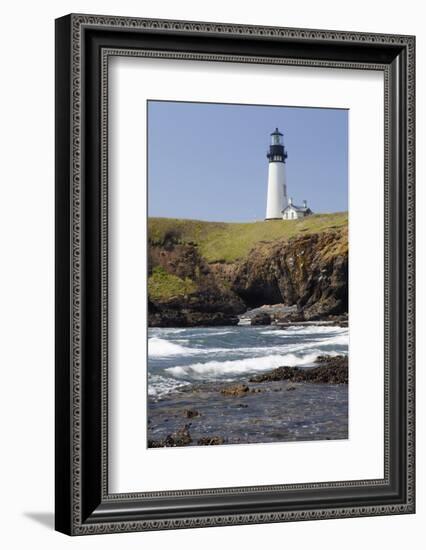 Yaquina Head Lighthouse, 1873, Newport, Oregon, USA-Jamie & Judy Wild-Framed Photographic Print