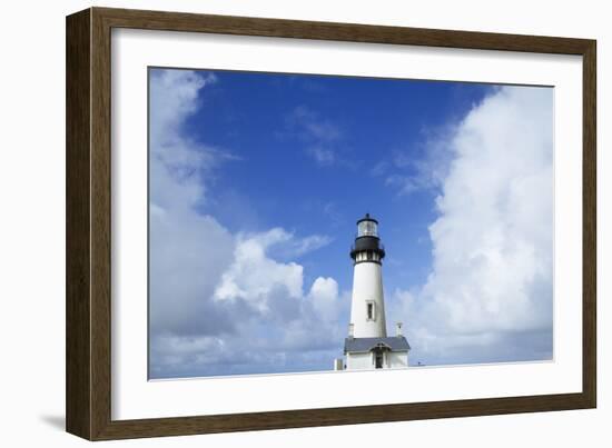 Yaquina Head Lighthouse, Oregon Coast-Justin Bailie-Framed Photographic Print