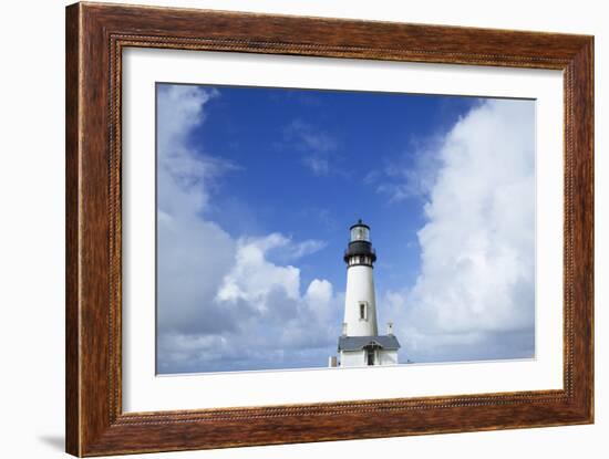 Yaquina Head Lighthouse, Oregon Coast-Justin Bailie-Framed Photographic Print