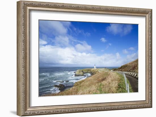 Yaquina Head Lighthouse, Oregon Coast-Justin Bailie-Framed Photographic Print