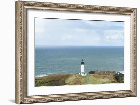 Yaquina Head Lighthouse, Oregon Coast-Justin Bailie-Framed Photographic Print