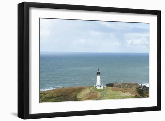 Yaquina Head Lighthouse, Oregon Coast-Justin Bailie-Framed Photographic Print