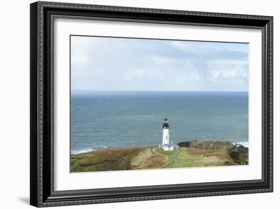 Yaquina Head Lighthouse, Oregon Coast-Justin Bailie-Framed Photographic Print