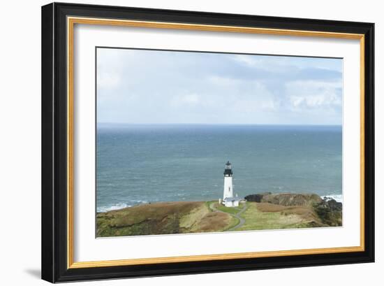 Yaquina Head Lighthouse, Oregon Coast-Justin Bailie-Framed Photographic Print