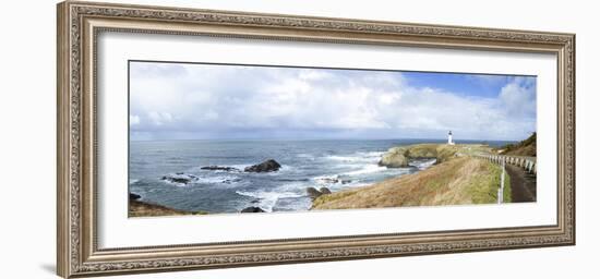 Yaquina Head Lighthouse, Oregon Coast-Justin Bailie-Framed Photographic Print