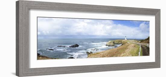 Yaquina Head Lighthouse, Oregon Coast-Justin Bailie-Framed Photographic Print