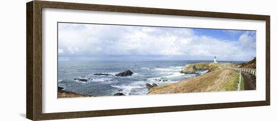 Yaquina Head Lighthouse, Oregon Coast-Justin Bailie-Framed Photographic Print