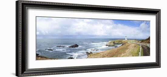 Yaquina Head Lighthouse, Oregon Coast-Justin Bailie-Framed Photographic Print