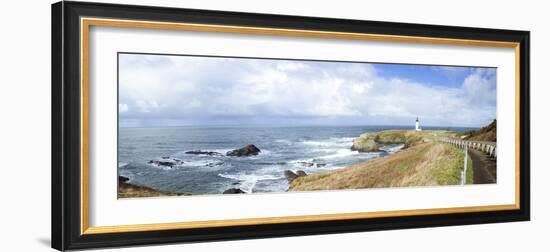 Yaquina Head Lighthouse, Oregon Coast-Justin Bailie-Framed Photographic Print