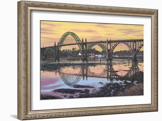 Yaquina Reflections-Palmer Artworks-Framed Giclee Print