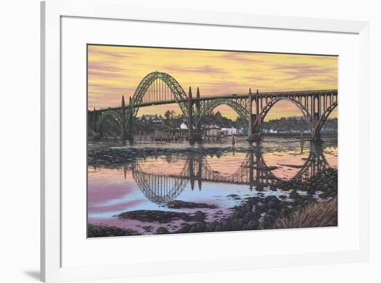 Yaquina Reflections-Palmer Artworks-Framed Giclee Print