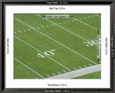 Yard Lines On Football Field Photographic Print David Madison Art Com