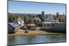 Yarmouth from the Solent in Summer, Isle of Wight, England, United Kingdom, Europe-Roy Rainford-Mounted Photographic Print