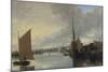 Yarmouth Harbour - Evening-John Crome-Mounted Giclee Print