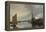 Yarmouth Harbour - Evening-John Crome-Framed Premier Image Canvas