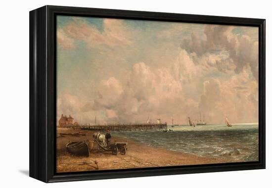 Yarmouth Jetty, 1822 (Oil on Canvas)-John Constable-Framed Premier Image Canvas