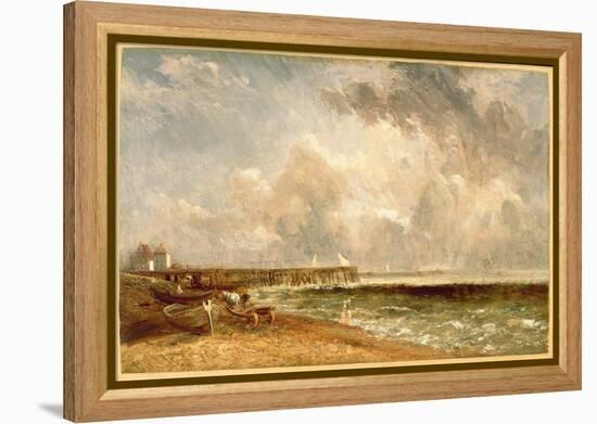 Yarmouth Jetty, C.1822-John Constable-Framed Premier Image Canvas