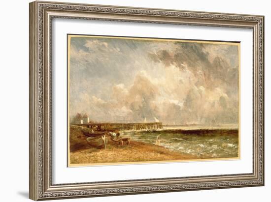 Yarmouth Jetty, C.1822-John Constable-Framed Giclee Print