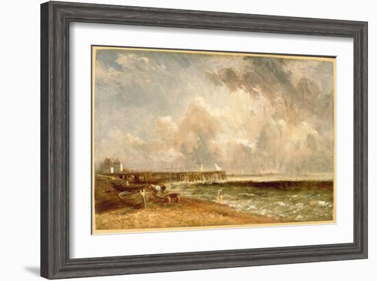 Yarmouth Jetty, C.1822-John Constable-Framed Giclee Print