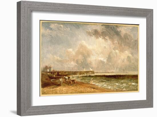 Yarmouth Jetty, C.1822-John Constable-Framed Giclee Print