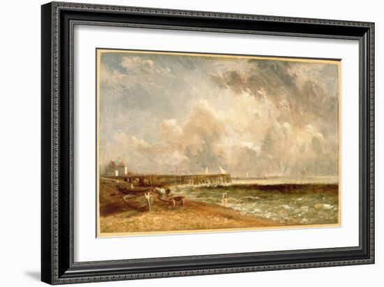 Yarmouth Jetty, C.1822-John Constable-Framed Giclee Print