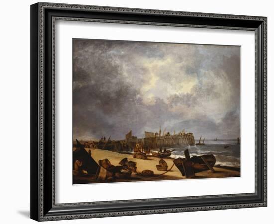 Yarmouth Jetty-John Crome-Framed Giclee Print