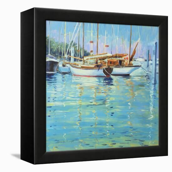 Yarmouth, Old Gaffers, 2000-Jennifer Wright-Framed Premier Image Canvas